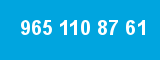 965 110 87 61